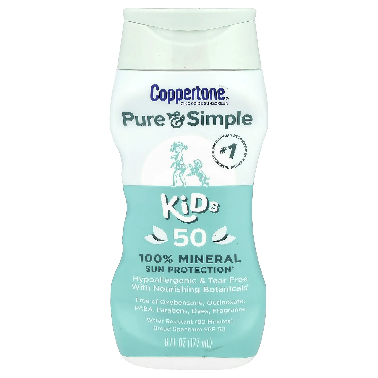 Pure & Simple Kids 100% Mineral SPF 50